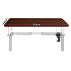Electric Standing Desk Walnut 120cm Motorised Adjustable Sit Stand Desks White Electric Standing Desk Walnut 120cm Motorised Adjustable Sit Stand Desks White