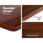 Electric Standing Desk Walnut 120cm Motorised Adjustable Sit Stand Desks White Electric Standing Desk Walnut 120cm Motorised Adjustable Sit Stand Desks White