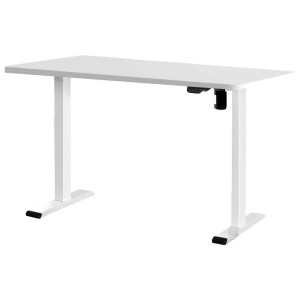 Electric Standing Desk White 120cm Motorised Adjustable Sit Stand Desks White