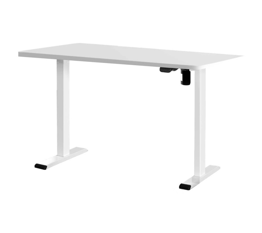 Electric Standing Desk White 120cm Motorised Adjustable Sit Stand Desks White Electric Standing Desk White 120cm Motorised Adjustable Sit Stand Desks White