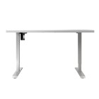 Electric Standing Desk White 120cm Motorised Adjustable Sit Stand Desks White Electric Standing Desk White 120cm Motorised Adjustable Sit Stand Desks White