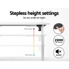 Electric Standing Desk White 120cm Motorised Adjustable Sit Stand Desks White Electric Standing Desk White 120cm Motorised Adjustable Sit Stand Desks White