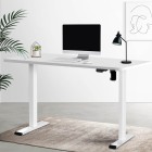 Electric Standing Desk White 120cm Motorised Adjustable Sit Stand Desks White Electric Standing Desk White 120cm Motorised Adjustable Sit Stand Desks White
