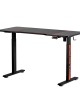 Electric Standing Desk Gaming Desks Sit Stand Table RGB Light Home Office