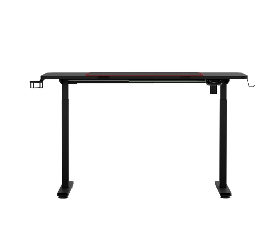 Electric Standing Desk Gaming Desks Sit Stand Table RGB Light Home Office Electric Standing Desk Gaming Desks Sit Stand Table RGB Light Home Office