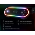Electric Standing Desk Gaming Desks Sit Stand Table RGB Light Home Office Electric Standing Desk Gaming Desks Sit Stand Table RGB Light Home Office
