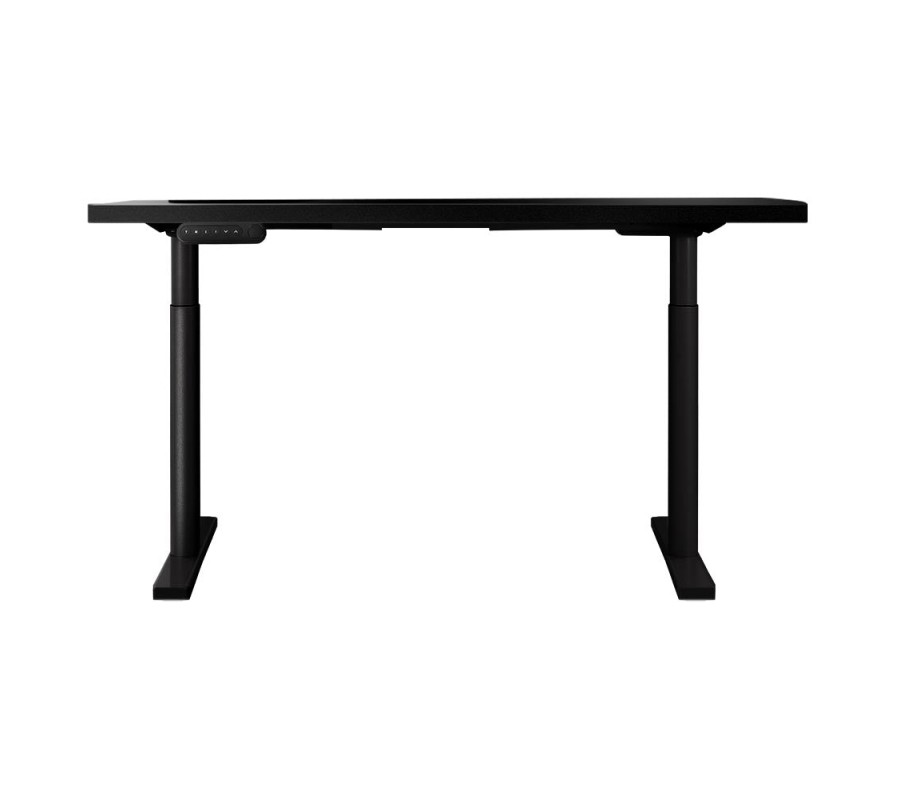 Electric Standing Desk 120cm Height Adjustable Sit Stand Desks Table Black Electric Standing Desk 120cm Height Adjustable Sit Stand Desks Table Black