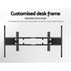 Electric Standing Desk 120cm Height Adjustable Sit Stand Desks Table Black Electric Standing Desk 120cm Height Adjustable Sit Stand Desks Table Black