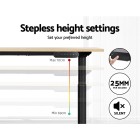 Electric Standing Desk 120cm Motorised Adjustable Sit Stand Desks Black Oak Electric Standing Desk 120cm Motorised Adjustable Sit Stand Desks Black Oak