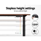 Electric Standing Desk 140cm Adjustable Sit Stand Desks Black Brown 140cm Electric Standing Desk 140cm Adjustable Sit Stand Desks Black Brown 140cm