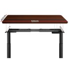Electric Standing Desk 120cm Motorised Adjustable Sit Stand Desks Black Walnut Electric Standing Desk 120cm Motorised Adjustable Sit Stand Desks Black Walnut