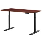 Electric Standing Desk 140cm Adjustable Sit Stand Desks Black Walnut 140cm Electric Standing Desk 140cm Adjustable Sit Stand Desks Black Walnut 140cm