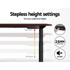 Electric Standing Desk 140cm Adjustable Sit Stand Desks Black Walnut 140cm Electric Standing Desk 140cm Adjustable Sit Stand Desks Black Walnut 140cm
