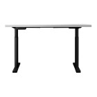 Electric Standing Desk 140cm Adjustable Sit Stand Desks Black White 140cm Electric Standing Desk 140cm Adjustable Sit Stand Desks Black White 140cm