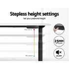 Electric Standing Desk 140cm Adjustable Sit Stand Desks Black White 140cm Electric Standing Desk 140cm Adjustable Sit Stand Desks Black White 140cm