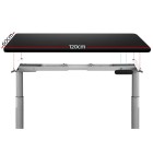 Electric Standing Desk 120cm Motorised Adjustable Sit Stand Desks Grey Black Electric Standing Desk 120cm Motorised Adjustable Sit Stand Desks Grey Black