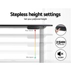 Electric Standing Desk 140cm Height Adjustable Sit Stand Desks Grey Black 140cm Electric Standing Desk 140cm Height Adjustable Sit Stand Desks Grey Black 140cm