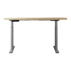 Electric Standing Desk 120cm Motorised Adjustable Sit Stand Desks Grey Oak Electric Standing Desk 120cm Motorised Adjustable Sit Stand Desks Grey Oak