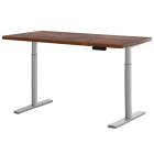 Electric Standing Desk 120cm Motorised Adjustable Sit Stand Desks Grey Brown Electric Standing Desk 120cm Motorised Adjustable Sit Stand Desks Grey Brown