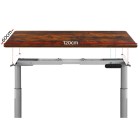 Electric Standing Desk 120cm Motorised Adjustable Sit Stand Desks Grey Brown Electric Standing Desk 120cm Motorised Adjustable Sit Stand Desks Grey Brown