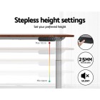 Electric Standing Desk 120cm Motorised Adjustable Sit Stand Desks Grey Brown Electric Standing Desk 120cm Motorised Adjustable Sit Stand Desks Grey Brown