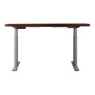 Electric Standing Desk 120cm Motorised Adjustable Sit Stand Desks Grey Walnut Electric Standing Desk 120cm Motorised Adjustable Sit Stand Desks Grey Walnut