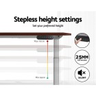 Electric Standing Desk 140cm Adjustable Sit Stand Desks Grey Walnut 140cm Electric Standing Desk 140cm Adjustable Sit Stand Desks Grey Walnut 140cm