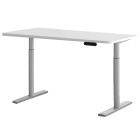 Electric Standing Desk 120cm Motorised Adjustable Sit Stand Desks Grey White Electric Standing Desk 120cm Motorised Adjustable Sit Stand Desks Grey White