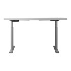 Electric Standing Desk 140cm Adjustable Sit Stand Desks Grey White 140cm Electric Standing Desk 140cm Adjustable Sit Stand Desks Grey White 140cm