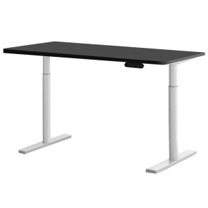 Electric Standing Desk 120cm Height Adjustable Sit Stand Desks White Black