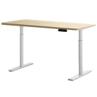Electric Standing Desk 120cm Height Adjustable Sit Stand Desks White Oak Electric Standing Desk 120cm Height Adjustable Sit Stand Desks White Oak