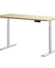 Electric Standing Desk 120cm Height Adjustable Sit Stand Desks White Oak