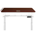 Electric Standing Desk 120cm Height Adjustable Sit Stand Desks White Walnut Electric Standing Desk 120cm Height Adjustable Sit Stand Desks White Walnut