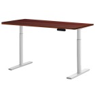 Electric Standing Desk 140cm Adjustable Sit Stand Desks White Walnut 140cm Electric Standing Desk 140cm Adjustable Sit Stand Desks White Walnut 140cm