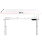 Electric Standing Desk 120cm Height Adjustable Sit Stand Desks Table White Electric Standing Desk 120cm Height Adjustable Sit Stand Desks Table White