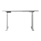 Electric Standing Desk 120cm Height Adjustable Sit Stand Desks Table White Electric Standing Desk 120cm Height Adjustable Sit Stand Desks Table White
